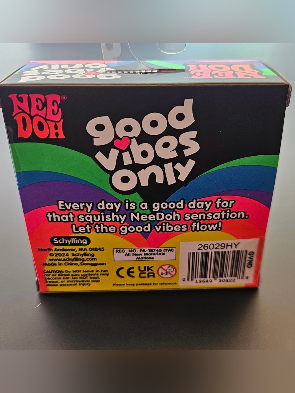 Needoh “Good Vibes Only” Pink Heart: Stay Groovy - Picture 2 of 2